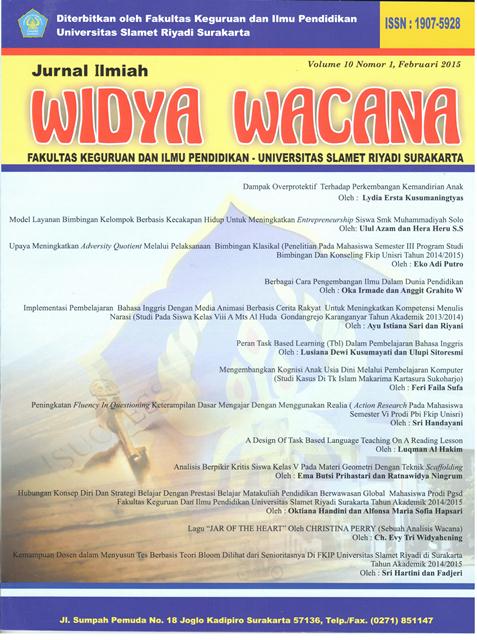 					View Vol. 10 No. 1 (2015): Widya Wacana
				