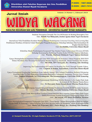 					View Vol. 14 No. 1 (2019): February, Jurnal Widya Wacana
				