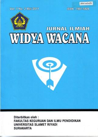 					View Vol. 7 No. 2 (2011): Widya Wacana
				