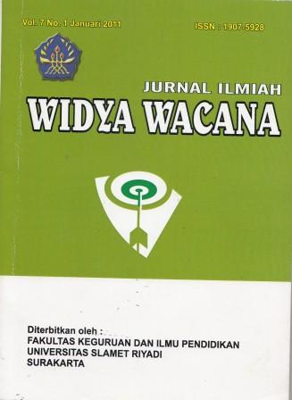 					View Vol. 7 No. 1 (2011): Widya Wacana
				