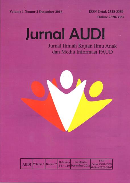 					View Vol. 1 No. 2 (2016): Jurnal AUDI : December 2016, 8 Articles, Pages 54 -110
				