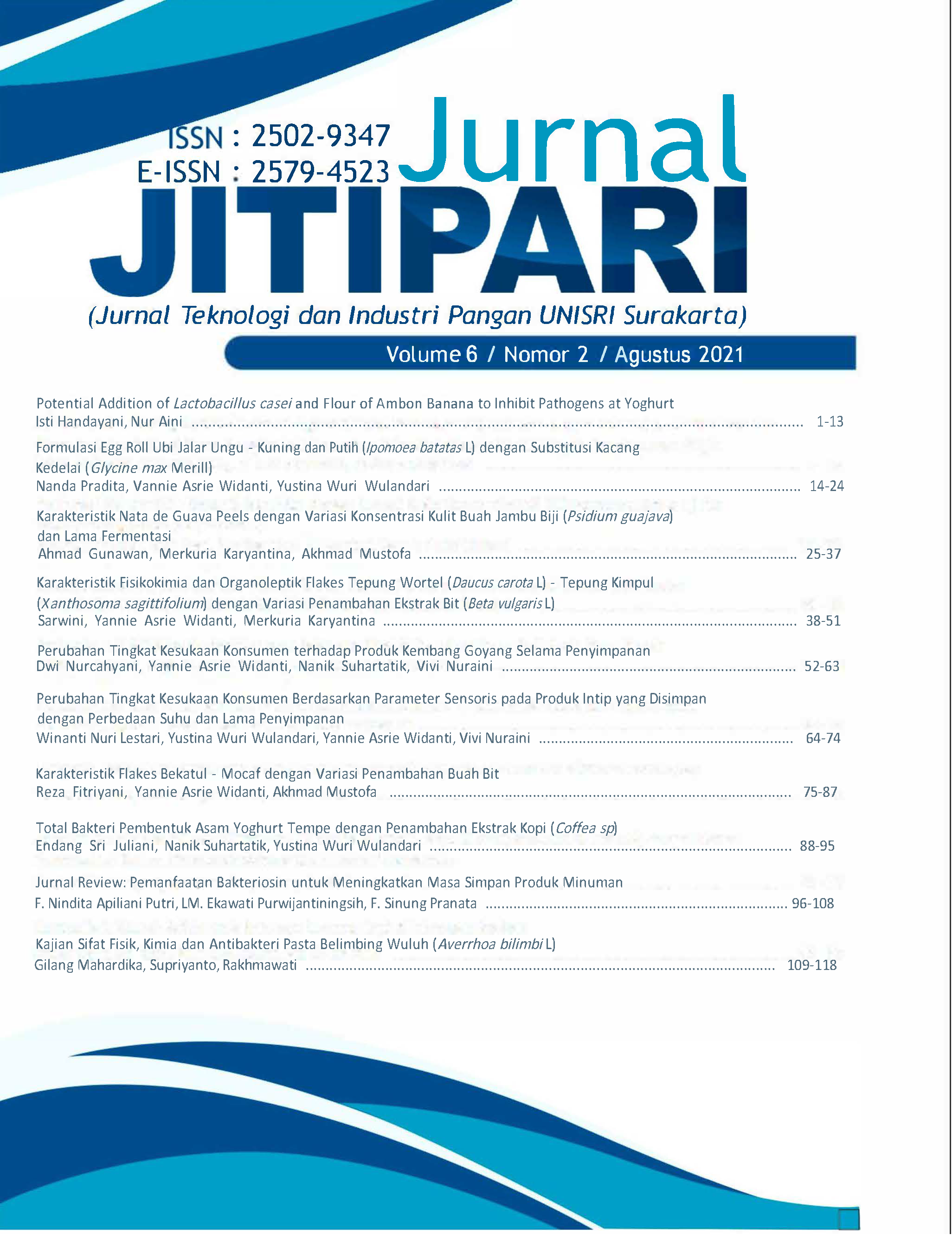 					View Vol. 6 No. 2 (2021): JITIPARI
				