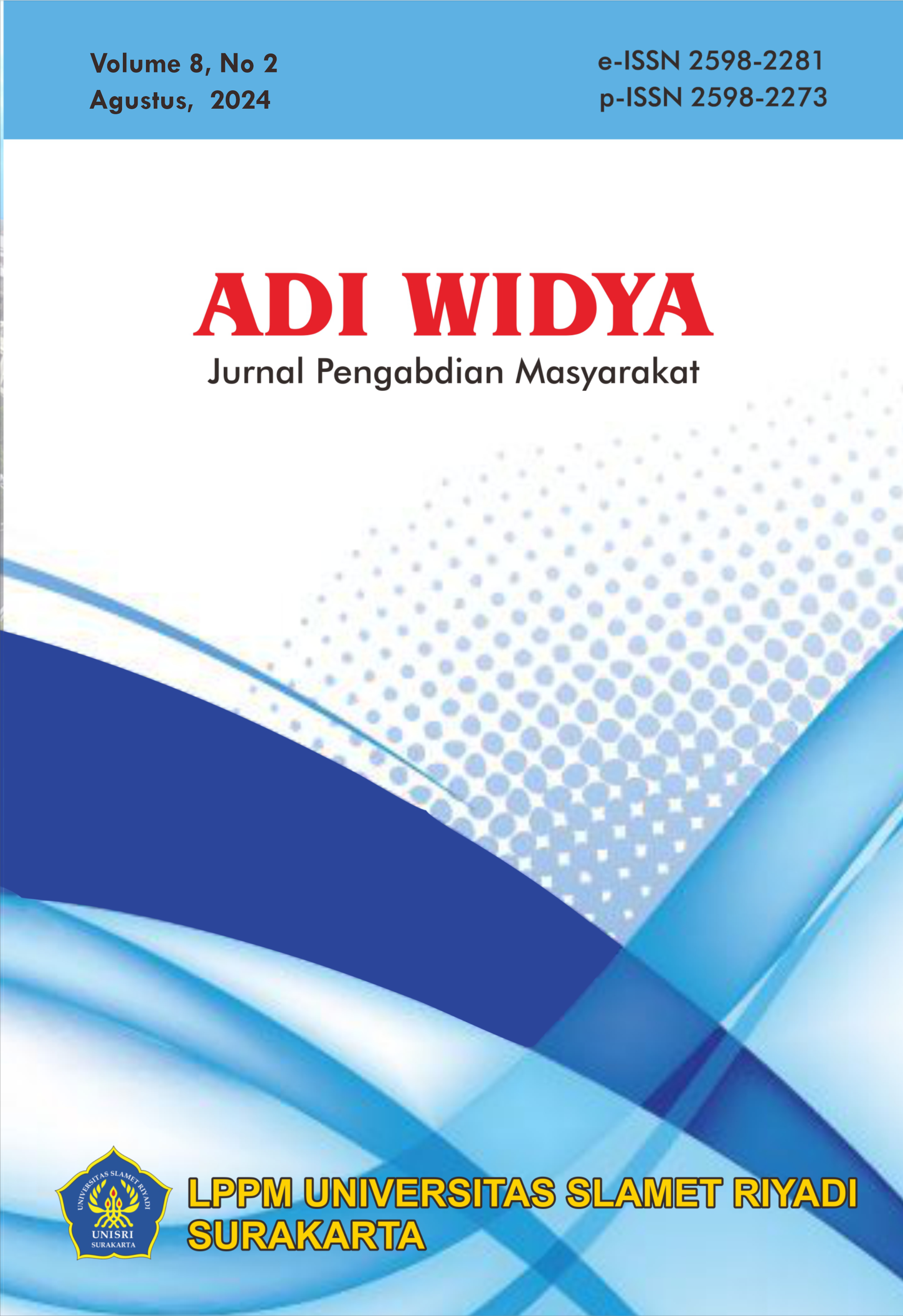 					View Vol. 8 No. 2 (2024): Adi Widya: Jurnal Pengabdian Masyarakat 
				