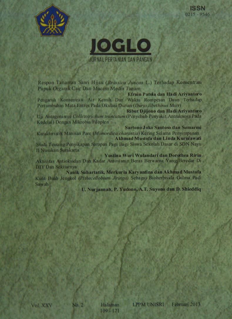 					Lihat Vol 25 No 2 (2013): Joglo
				